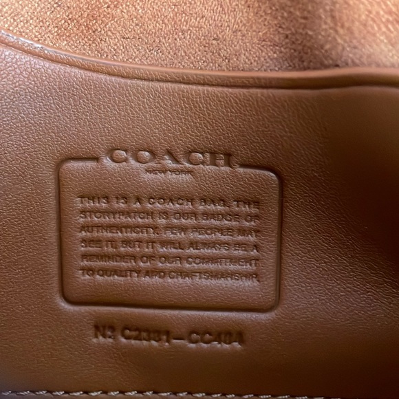 Coach Micro Studio 12 & Mini Skinny ID Case in Sun Orange, Coach Charm Set NWT - Picture 3 of 17